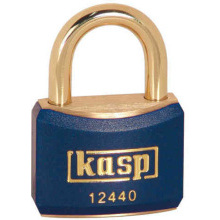 KASP K12440BLUD BRASS PADLOCK 40mm BRASS SHACKLE BLUE