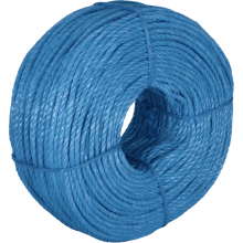 Kendon Polypropylene Large Coil Rope Blue 6mm x 220m