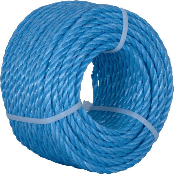 Kendon Polypropylene Mini Coil Rope Blue 6mm x 30m 