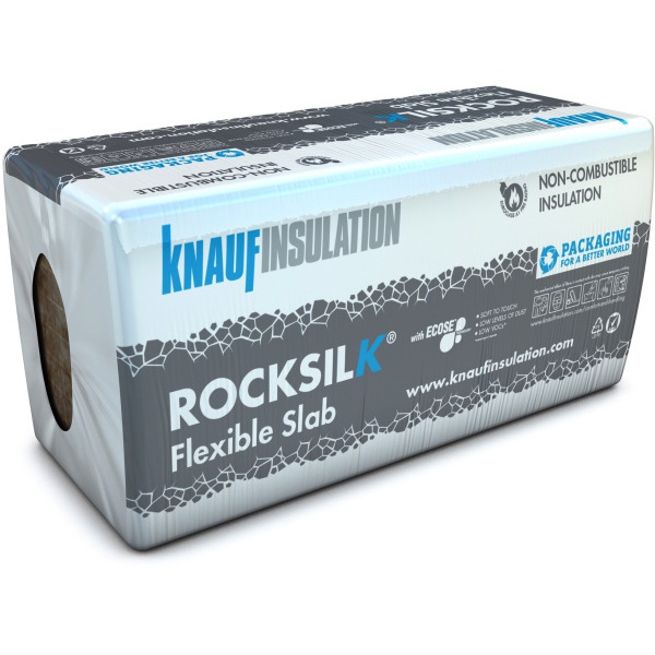Knauf Insulation Rocksilk Flexible Slab 140mm 2.16m2