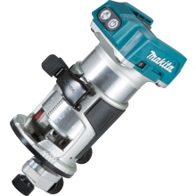 MAKITA DRT50ZX4 18v BODY ONLY BRUSHLESS ROUTER WITH TRIMMER GUIDE NO BATTERIES OR CHARGER