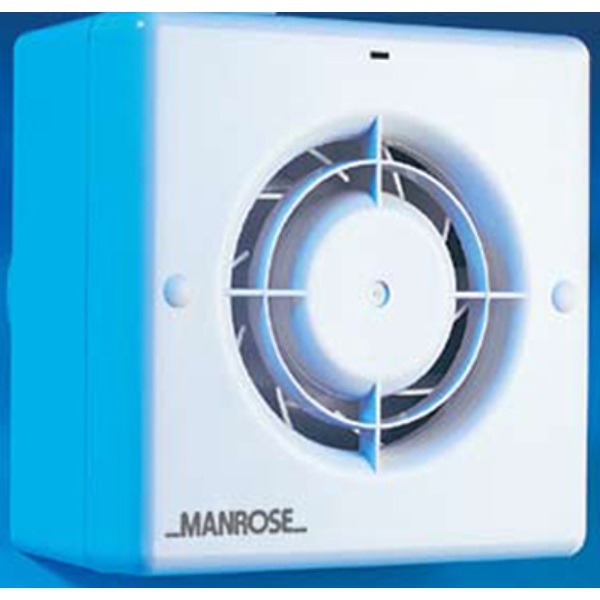 Manrose CF100T 4" Toilet Bathroom Quiet Extractor Fan with Timer 