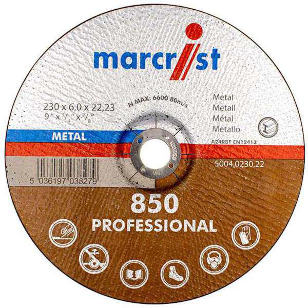 DPC Metal Grinding Disc 850 230x6mm