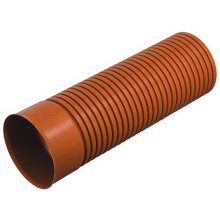 MARLEY QUANTUM USH26 HIGHWAYS HALF SLOTTED PIPE SOCKETED 225mm x 6m