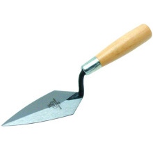 MARSHALLTOWN 456 WOODEN HANDLED POINTING TROWEL 6 INCH