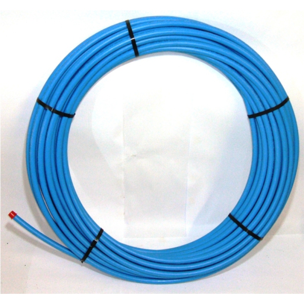 MDPE Pipe 12bar 100m Coil Blue 50mm
