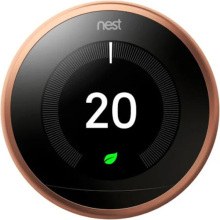 NEST LEARNING THERMOSTAT 3RD GENERATION COPPER T3018GB/T3031EX