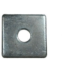 OJ Square Plate Round Hole Washers BZP - Small Bag - 50x50x3x16