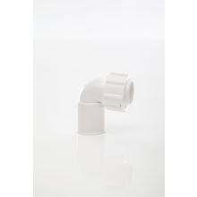 Overflow Straight Bent Adaptor White 21.5mm 