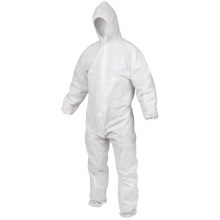 OX DISPOSABLE SINGLE USE POLYPROPLYNE COVERALL OX-S243703 LARGE