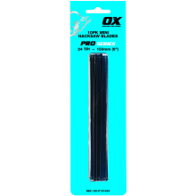 OX Tools 24 TPI Hacksaw Blades 10 Pack 6inch