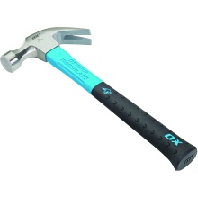 OX Tools Pro Fibreglass Handle Claw Hammer 20oz