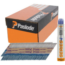 PASLODE 141077 90 x 3.1mm GALV PLUS STRAIGHT NAILS & 1 FUEL CELL FOR IM360 (BOX 1100)
