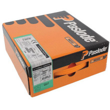 PASLODE 141233 NFP 90 x 3.1mm BRIGHT NAILS & 2 FUEL CELLS FOR IM350 (BOX 2200)