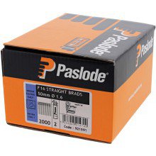Paslode Straight Brad Fuel Pack F16 x 50mm Galvanised (Qty 2000) With 2 Fuel Cells For IM65