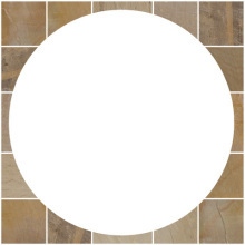 Pavestone Sandstone Sq.Off Kit For 2.4M Circle Fossil 01020001