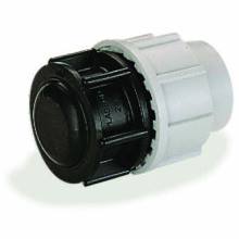 Plasson 25mm End Plug Black/White 7120D00