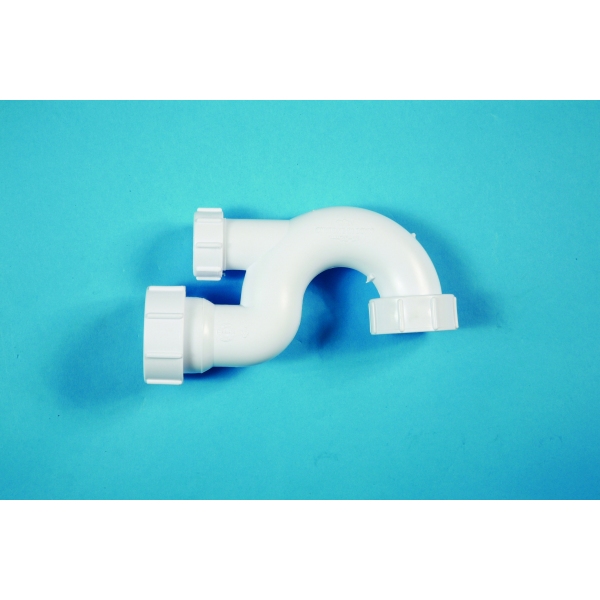 Polypipe Bath Trap 32mm x 20mm seal White          