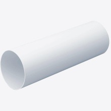 POLYPIPE DOMUS 1200-5 STANDARD ROUND PIPE 125mm x 2m WHITE