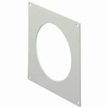 POLYPIPE DOMUS 40114 P/P ROUND WALL PLATE 100mm WHITE
