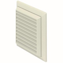 POLYPIPE DOMUS 6904W LOUVRED GRILLE 150mm WHITE