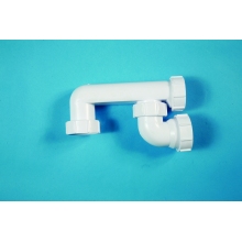 Polypipe Low Level Bath Trap 40mm Seal White