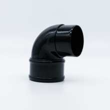 Polypipe Rainwater 68mm x 92.5deg Downpipe Offset Bend Black