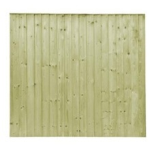 Rg 0.9 X 1.83M Hd Suffolk M&T Framed Closeboard Fence Panel Green Fsc Mix 70% Sa-Coc-002262