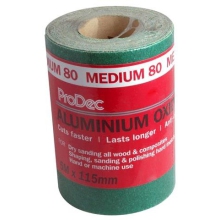 Rodo Green Ali-Oxide Sandpaper 5m Rolls 80 Grit