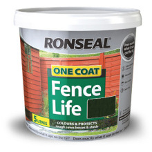 RONSEAL ONE COAT FENCELIFE 5l FOREST GREEN 38291