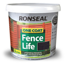 Ronseal One Coat Fencelife 5L Tudor Black Oak 38293