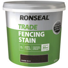 Ronseal Trade Fencing Stain 5L Dark Oak 38574