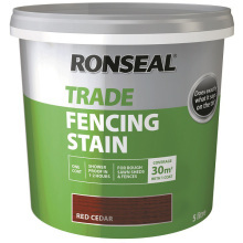 RONSEAL TRADE FENCING STAIN 5l RED CEDAR 38576