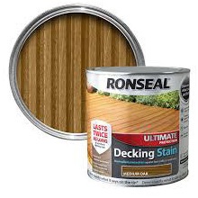Ronseal Ultimate Decking Stain 2.5L Medium Oak 39114