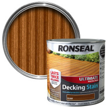 Ronseal Ultimate Decking Stain 2.5L Teak 39119