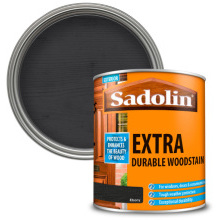 SADOLIN EXTRA EXTERIOR WOODSTAIN 1l EBONY 5028542