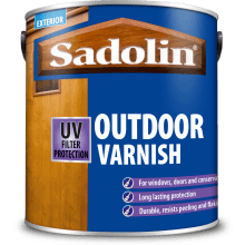 Sadolin Outdoor Varnish 2.5L Clear Satin 5092566