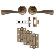 Sinatra Ultimate Latch Pack Antique Brass UDP007AB/INTB