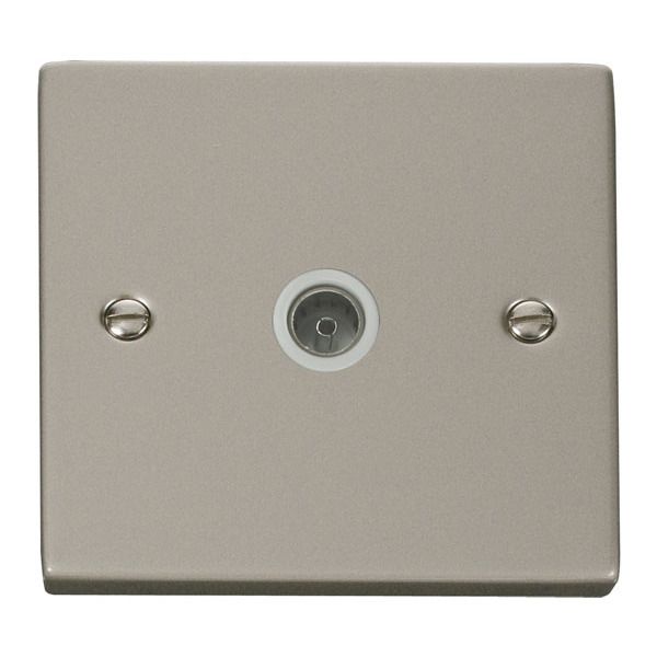 Click VPPN065WH Single Coaxial Socket Outlet