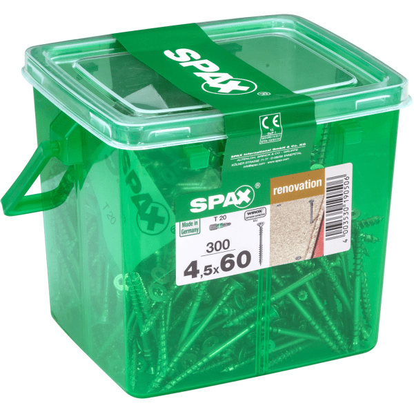 Spax Flooring Screws 4.5 x 60 (Tub of 300)