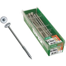 Spax Construction Screw With Washer-Head - Partial Thread - Wirox Coated 6.0 X 140mm