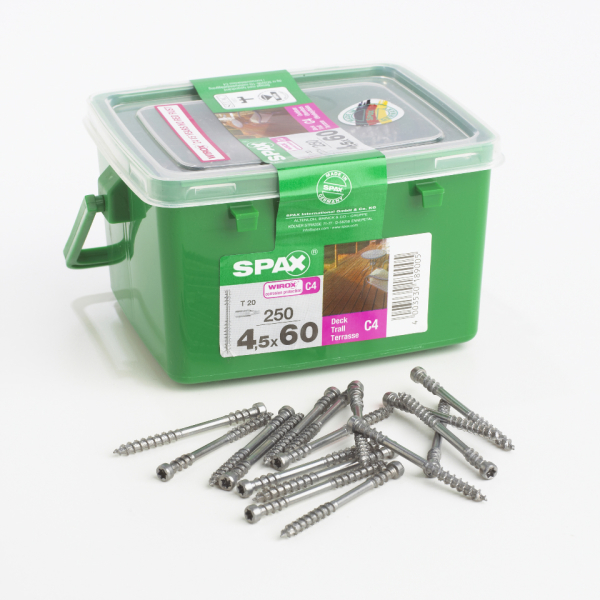 Spax Wirox Timber Construction Screws 6.0 x 100mm - Box of 250