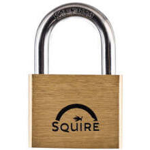 Squire Marine Grade 50mm Brass Body With Stainless Shackle LN5S