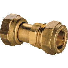 Straight Tap Connector DZR 15mm 1/2 inch