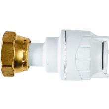 Straight Tap Connectors White 15mmx3/4inch