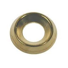 SURFACE SCREW CUPS BRASS NO 8 ** LOOSE EACH ** SSSB078