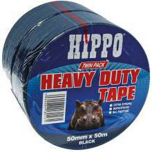 Tembe Hippo 50mm x 50mtr Silver Twin Pack