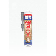 Tembe Hippo Pro 3 Adhesive Filler & Sealant Grey 300ml
