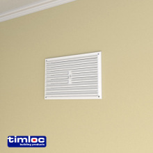 TIMLOC 9 x 6" HIT AND MISS VENT WHITE 1209