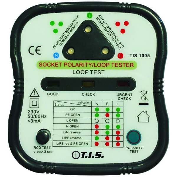 TIS 1005 Socket & RCD Tester